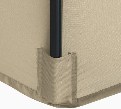 SUNGUARD UMBRELLAS 10 ft Patio Umbrella Replacement Canopy, 8-Rib Outdoor Umbrella Fabric Cover for Hanging Offset, Cantilever, and Market Umbrellas, 300D Polyester, Canopy Only